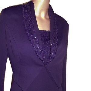 Elegant Purple Women's Dress